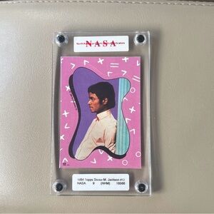 Micheal Jackson PSA 9 card 1984 mint condition